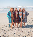 Turkish Towel Terry Bathrobe – 100% Turkish Cotton Plush Terry Lined Unisex Robe-0