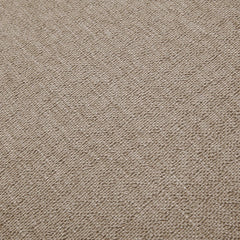 A close-up texture shot of a woven fabric in a warm taupe-beige color, showing the detailed knit pattern.