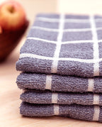 Kitchen Towels, Set of 4 and Set of 2 - Terry Denim Set