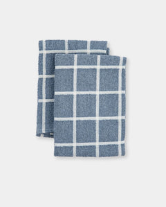 Kitchen Towels, Set of 4 and Set of 2 - Terry Denim Set