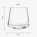 Rolling Un-Spillable Stemless Spinning Aerating Wine Glasses | Set of 2 | 13.5OZ-1