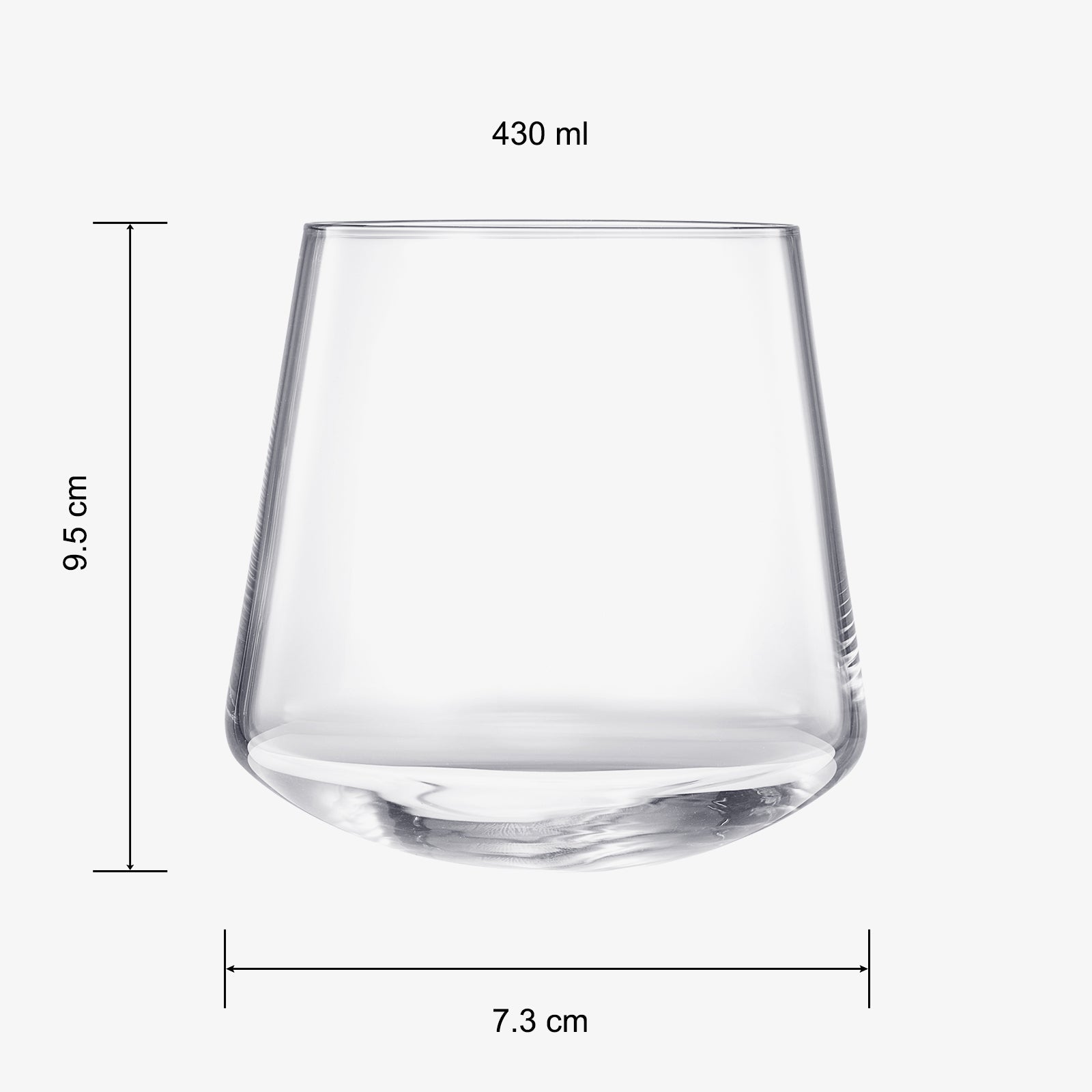 Rolling Un-Spillable Stemless Spinning Aerating Wine Glasses | Set of 2 | 13.5OZ-1
