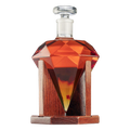 Diamond Decanter For Whiskey, Liquor, 750ml