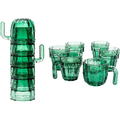 Cactus Stackable Glasses, Set of 6-10 oz-0