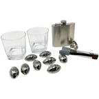 Whiskey Glasses And Football Chilling Stones Gift Set-1