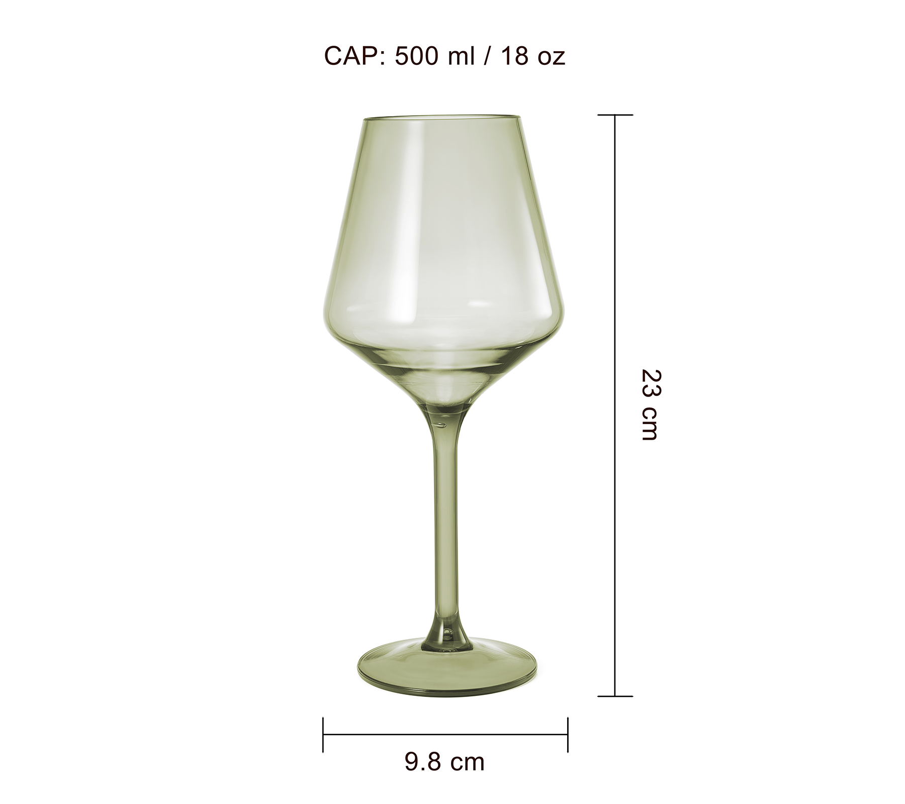 European Style Crystal, Stemmed Wine Glasses | Set of 6 | 15oz-4