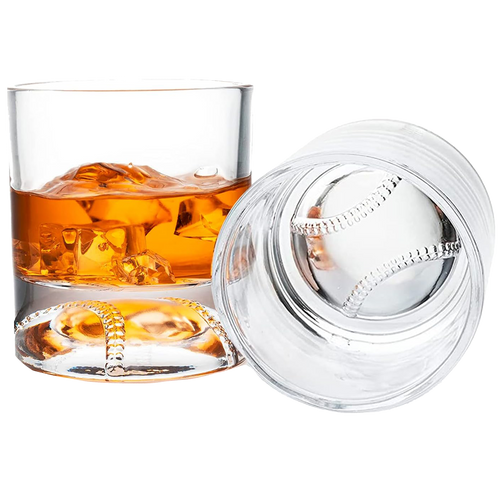 Baseball Whiskey Glass - 12oz-0