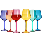 European Style Crystal, Stemmed Wine Glasses-0