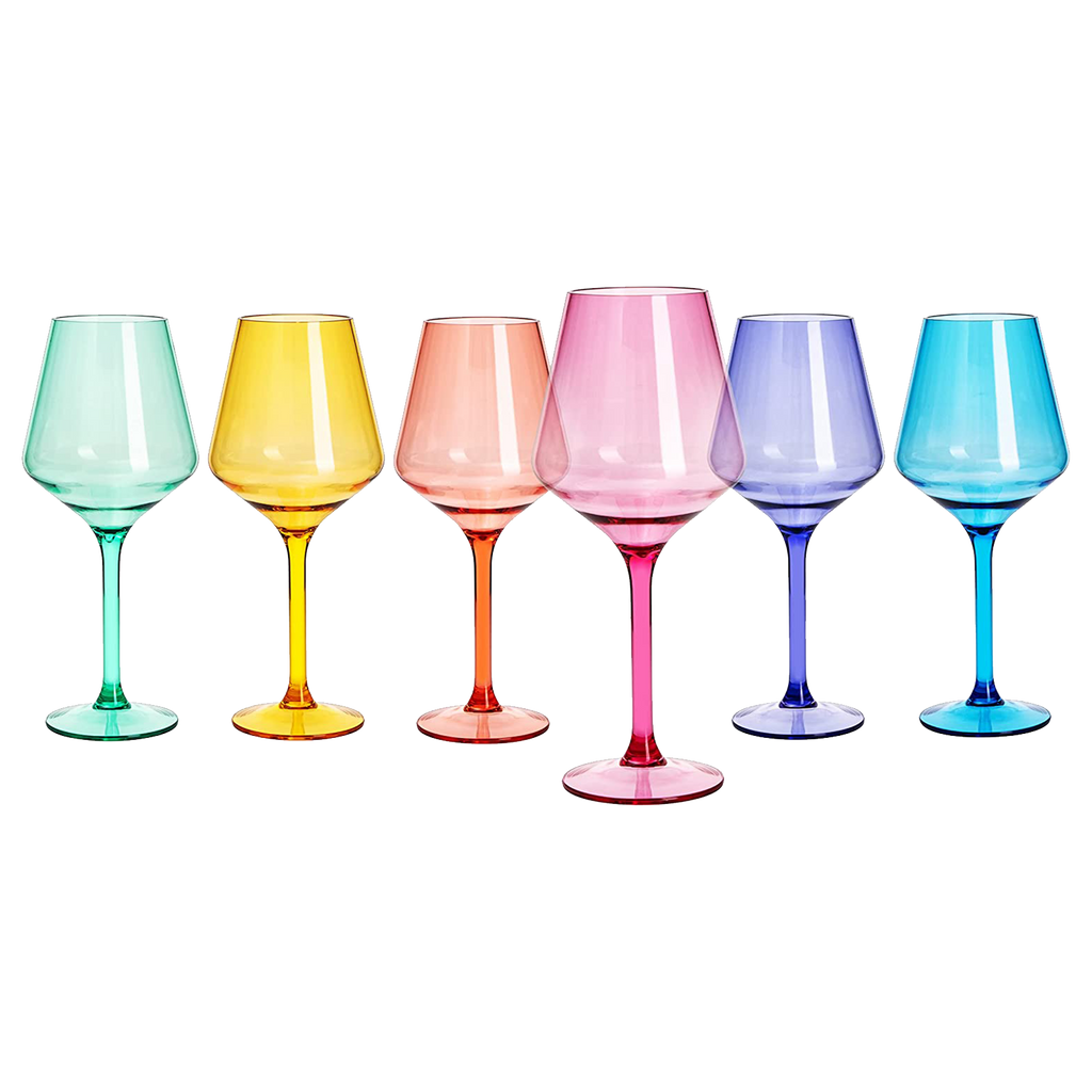European Style Crystal, Stemmed Wine Glasses-1