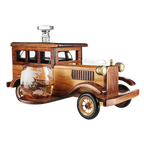 Old Fashioned Car Whiskey Decanter Set, 750ml Decanter Spigot-0