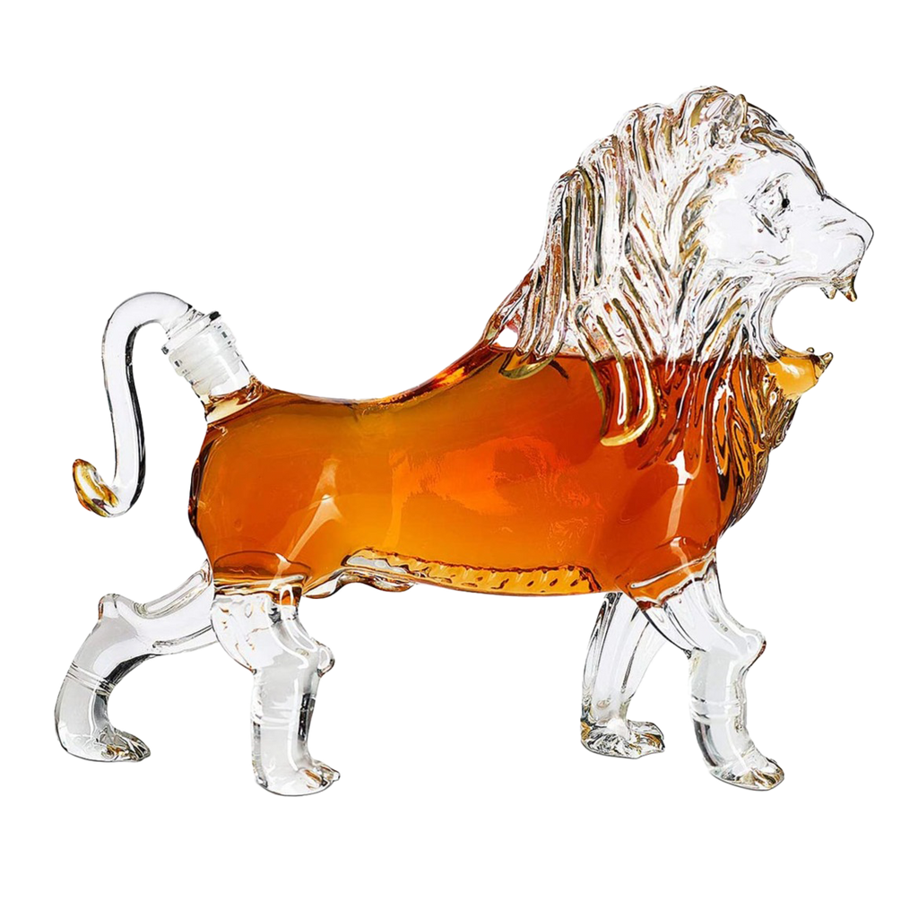 Lion Animal Whiskey and Wine Decanter- 500ml