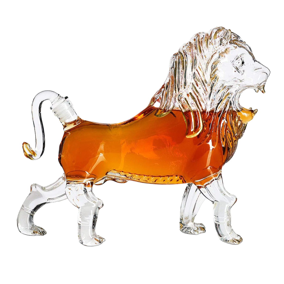 Lion Animal Whiskey and Wine Decanter- 500ml