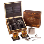 Whiskey Glasses And Football Chilling Stones Gift Set-2
