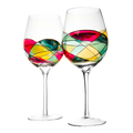 Artisanal Hand Painted Renaissance Romantic Stain - Set of 2 (Stemmed)-0