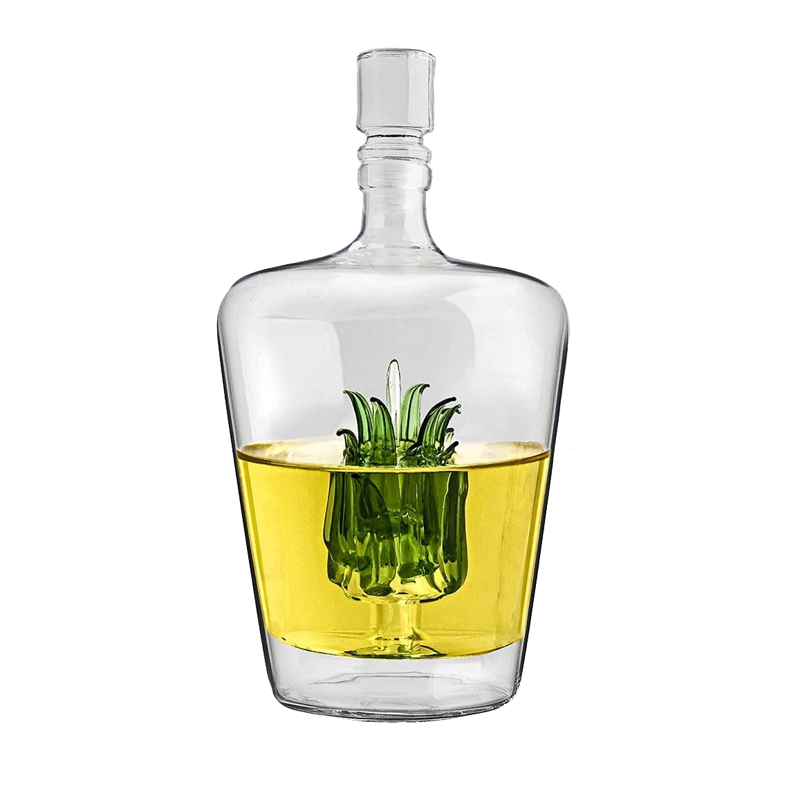 Tequila Decanter With Agave Plant,  25 Ounce Bottle-0