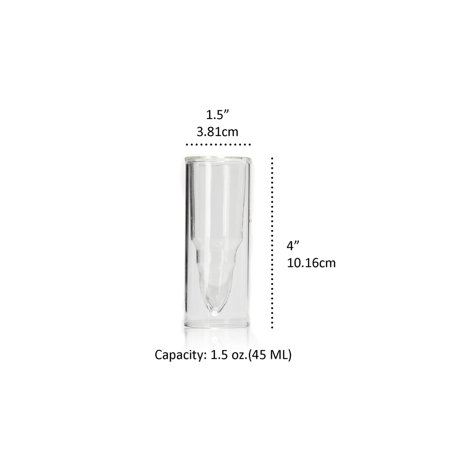 50 Caliber Shot Glasses Set - Set of 4-3