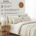 DaDa Bedding Romantic Coquette Floral Cotton Sheet Set