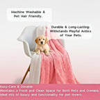 DaDa Bedding Luxury Blossom Pink Rose Buds Pink Sherpa Backside Faux Fur Throw Blanket (BL-171752)-4