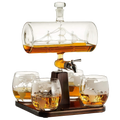 Antique Ship Decanter Set by The Wine Savant-0
