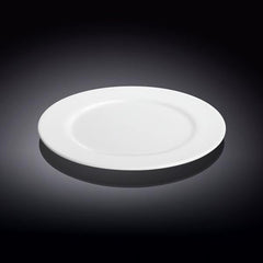 Professional Rolled Rim White Dessert Plate 7" inch | 18 Cm