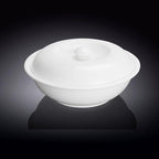 Large White 10" inch | Bowl With Lid 57 Oz |-1