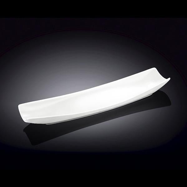 White Celery Tray / Dish 14" inch X 4.5" inch | 35 X 11 Cm-1