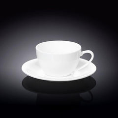 White 6 Oz | 180 Ml Cappuccino Cup & Saucer