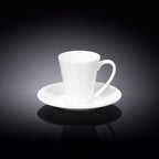 White 4 Oz | 110 Ml Coffee Cup & Saucer
