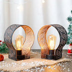 Set of 2-7"H Wall Sconce Battery Operated Lamps-2