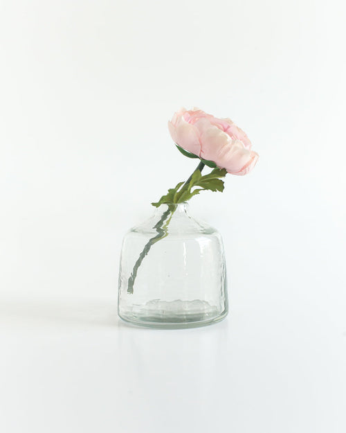 Bella Handblown Hammered Bud Vase-0