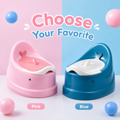 Non-slip Whale Potty with Lid