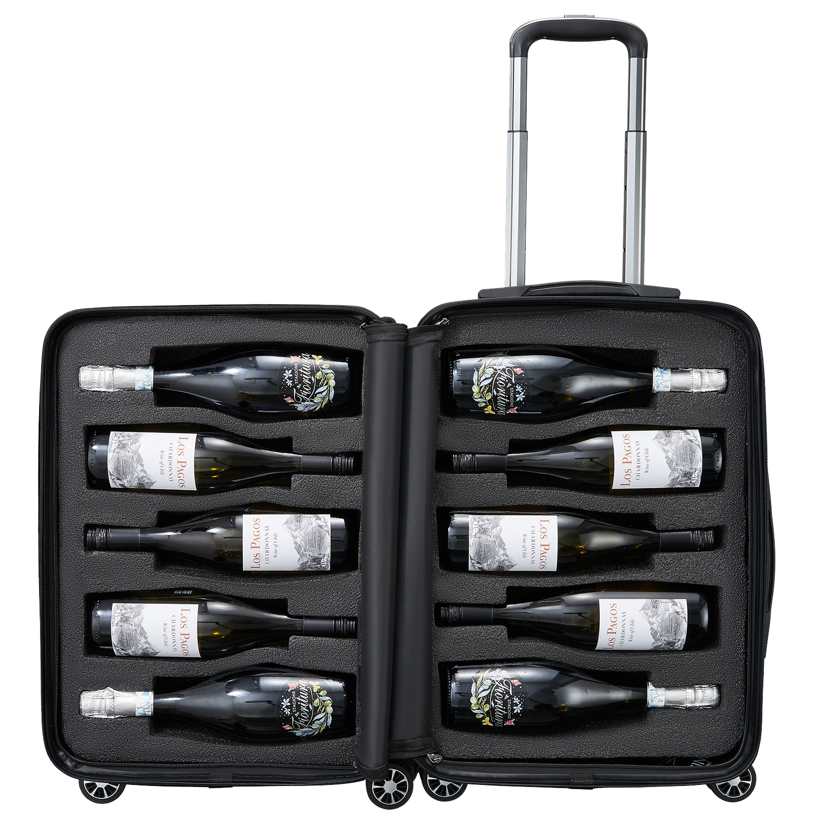 Wine Bottle Suitcase | Holds 10 Standard 750 ML-0