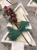 Christmas Tree Candle | Wood Bowl-2