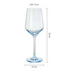 Blue Winter Wine Glasses | Set of 6 | Navy Blue Colors-4