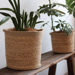 Natural Cylinder Storage and Planter Basket (Shipping fees may apply)