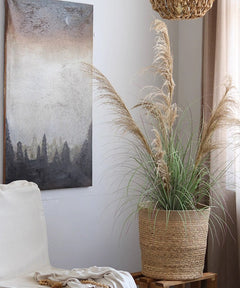 Natural Cylinder Storage and Planter Basket (Shipping fees may apply)