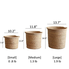Natural Cylinder Storage and Planter Basket (Shipping fees may apply)