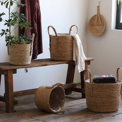 Handwoven Seagrass Basket for Plants (Shipping fees may apply)