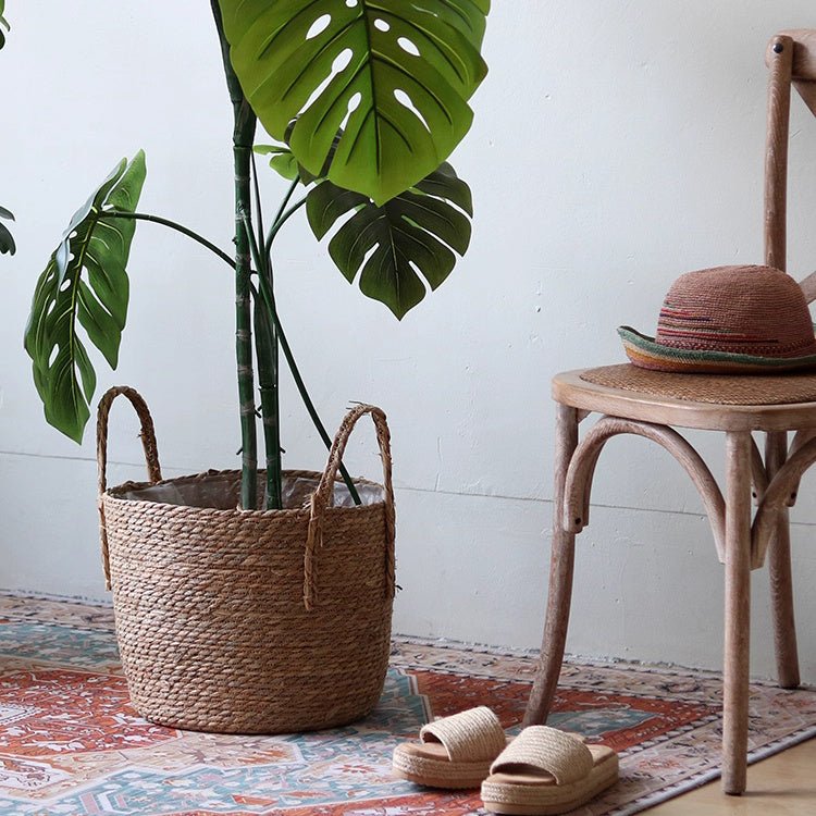 Handwoven Seagrass Basket for Plants (Shipping fees may apply)-1