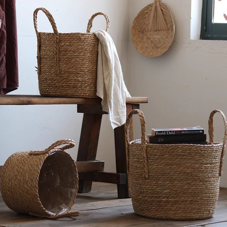 Handwoven Seagrass Basket for Plants (Shipping fees may apply)-2