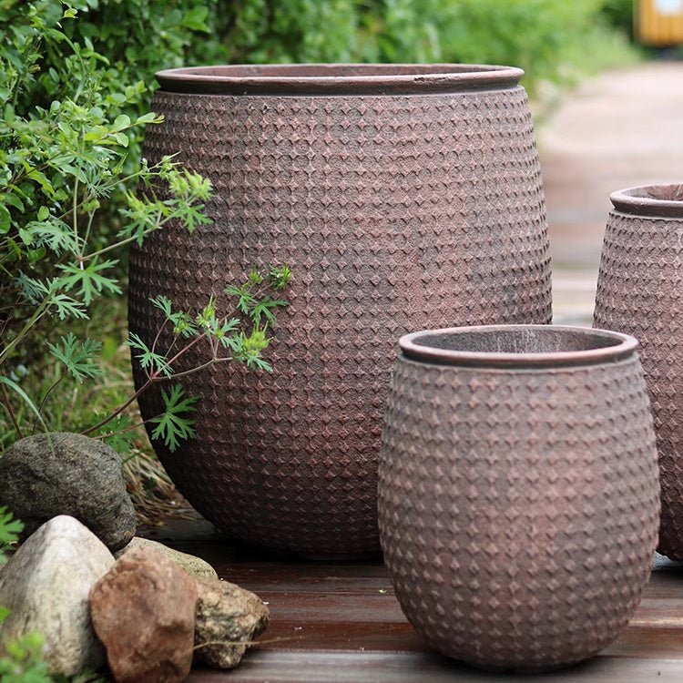 StoneNest Textured Planter (Shipping fees may apply)-3