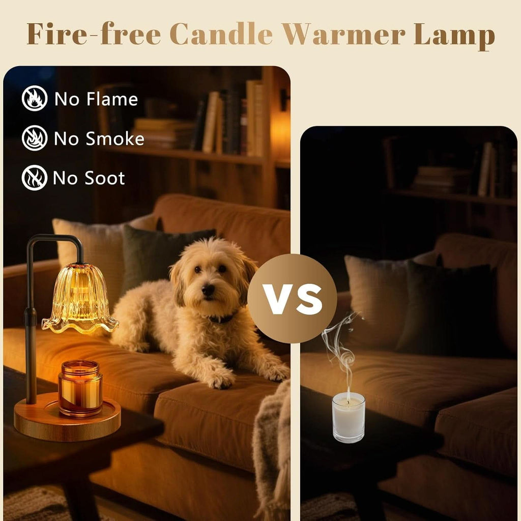 Candle Warmer Lamp Height Adjustable Dimmer Technology