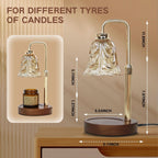 Electric Candle Warmer Lamp Timer Dimmer Deluxe Pro