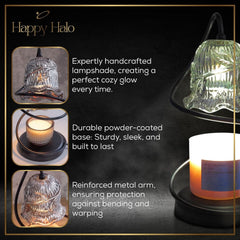 Candle Warmer Lamp With Integrated Wireless Remote