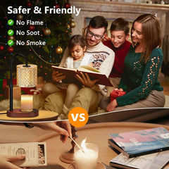 Electric Candle Warmer With Adjustable Height Timer