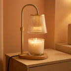 Stainless Adjustable Candle Warmer Lamp With Timer