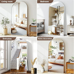 46x76 Inches Full Length Freestanding Silver Mirror-4
