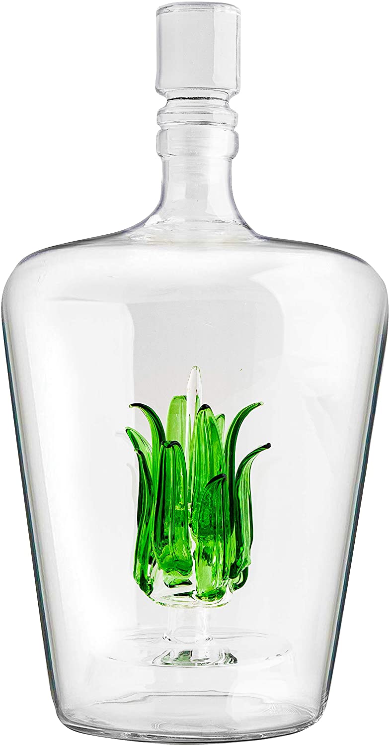 Tequila Decanter With Agave Plant,  25 Ounce Bottle-2