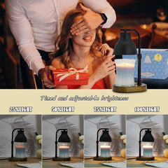 Electric Adjustable Candle Warmer Lamp Including Bulbs