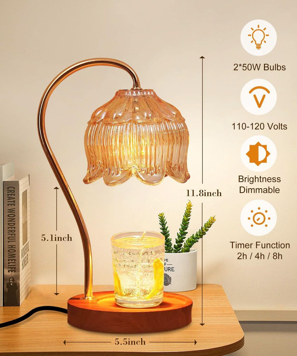 Candle Warmer Lamp Dimmable With Timer Energy Efficient